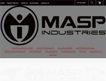 Tablet Screenshot of maspindustries.com